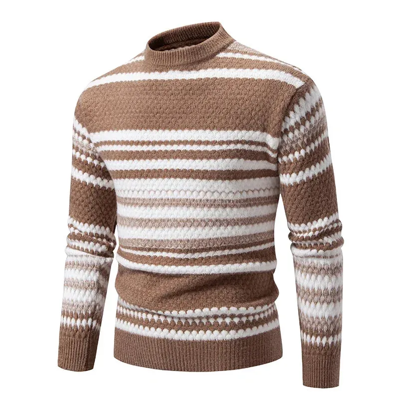 2025 Men's Casual Knit Sweater – Warm Multicolor Autumn & Winter Fashion Top