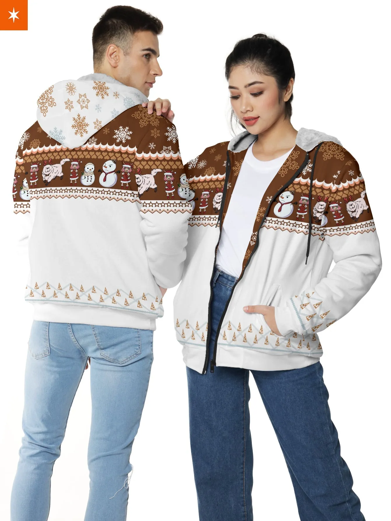 Anya Snowy Velvet Hoodie