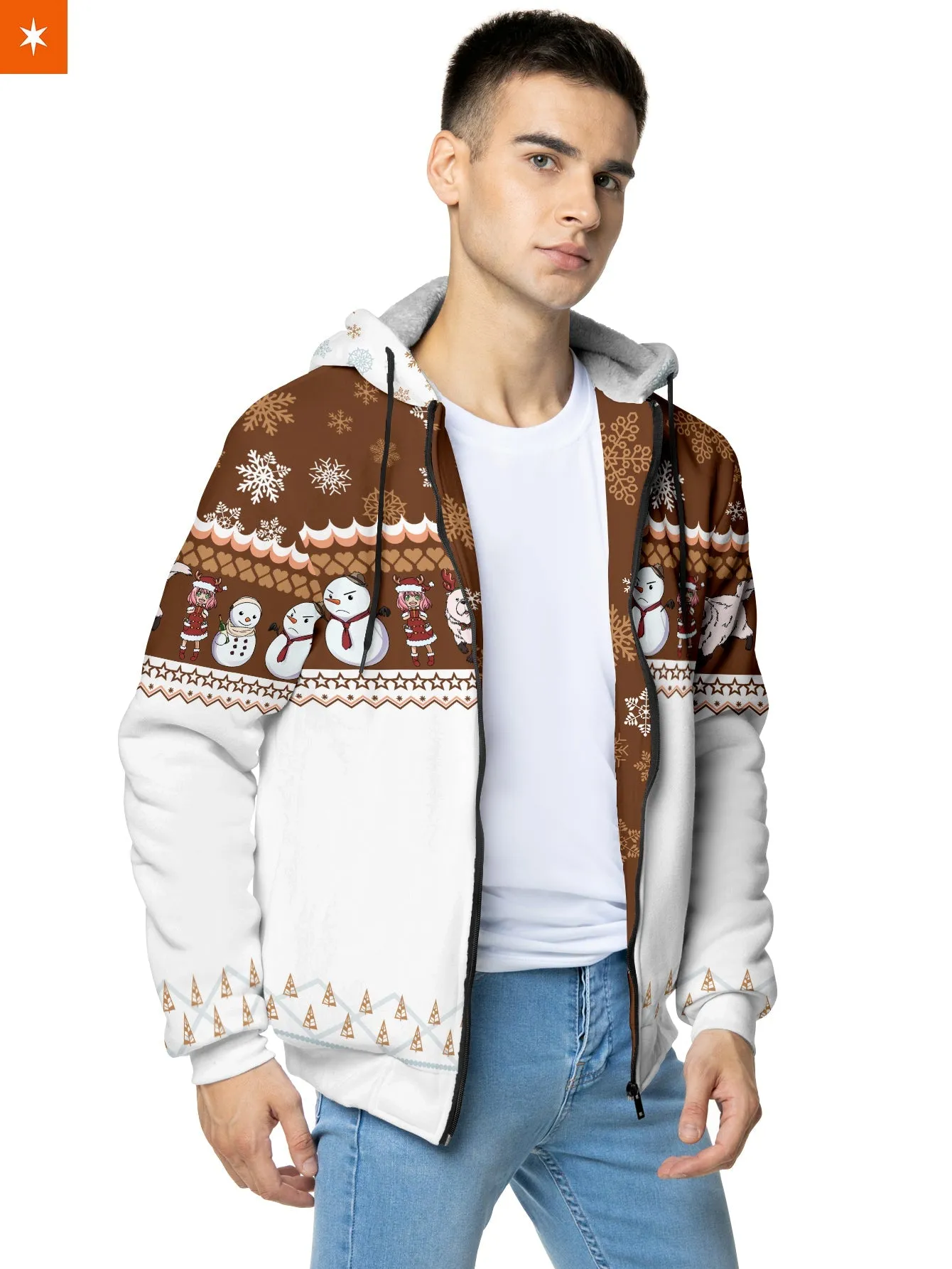 Anya Snowy Velvet Hoodie