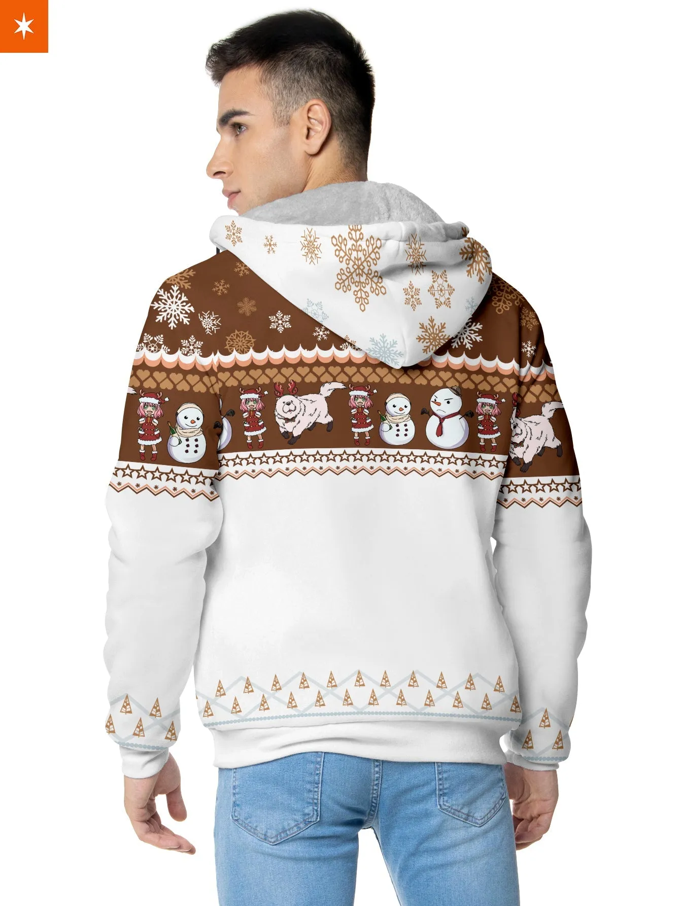 Anya Snowy Velvet Hoodie