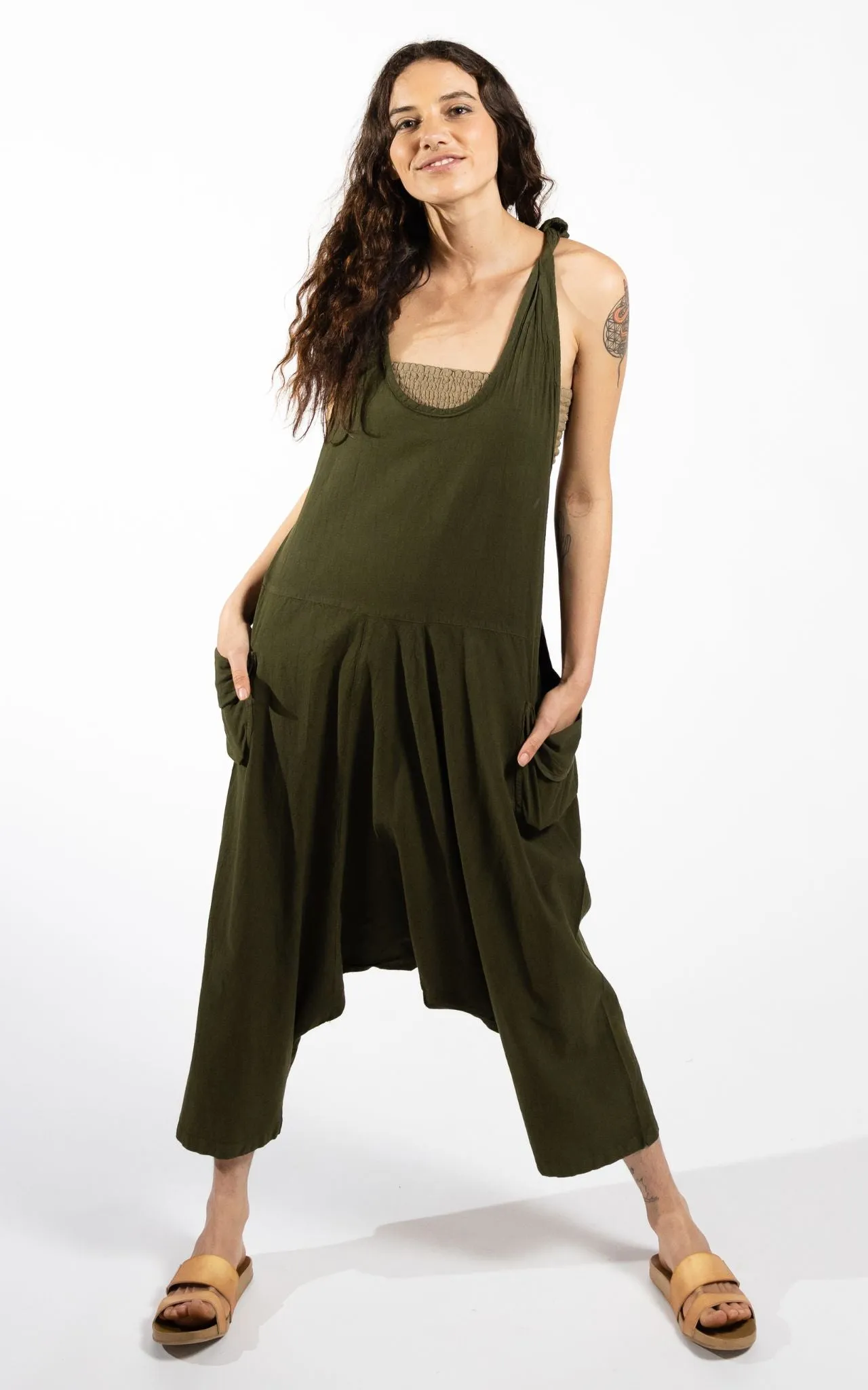 Bahini Overalls - Green