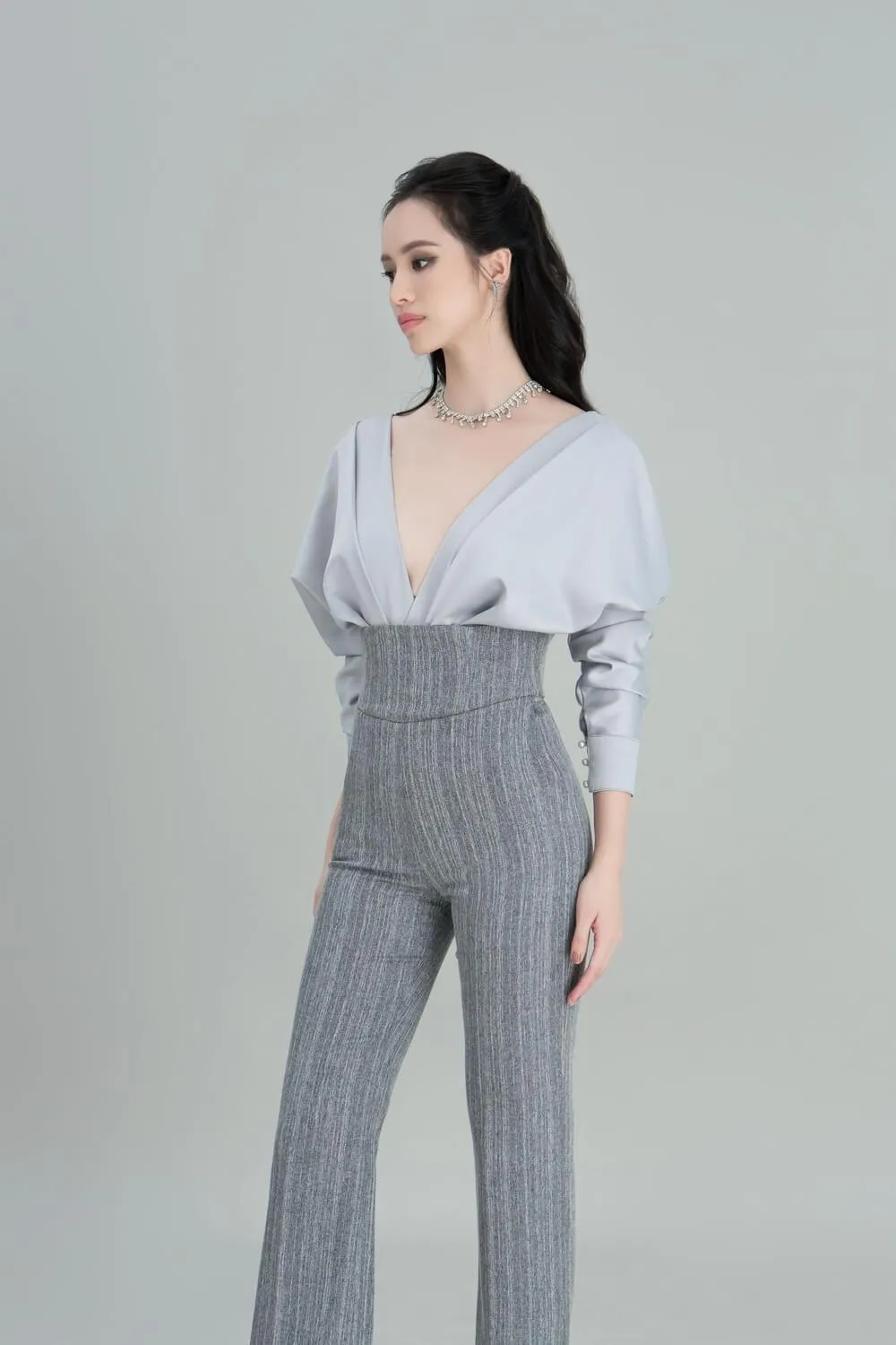Bonnir Deep V-Neck Jumpsuit