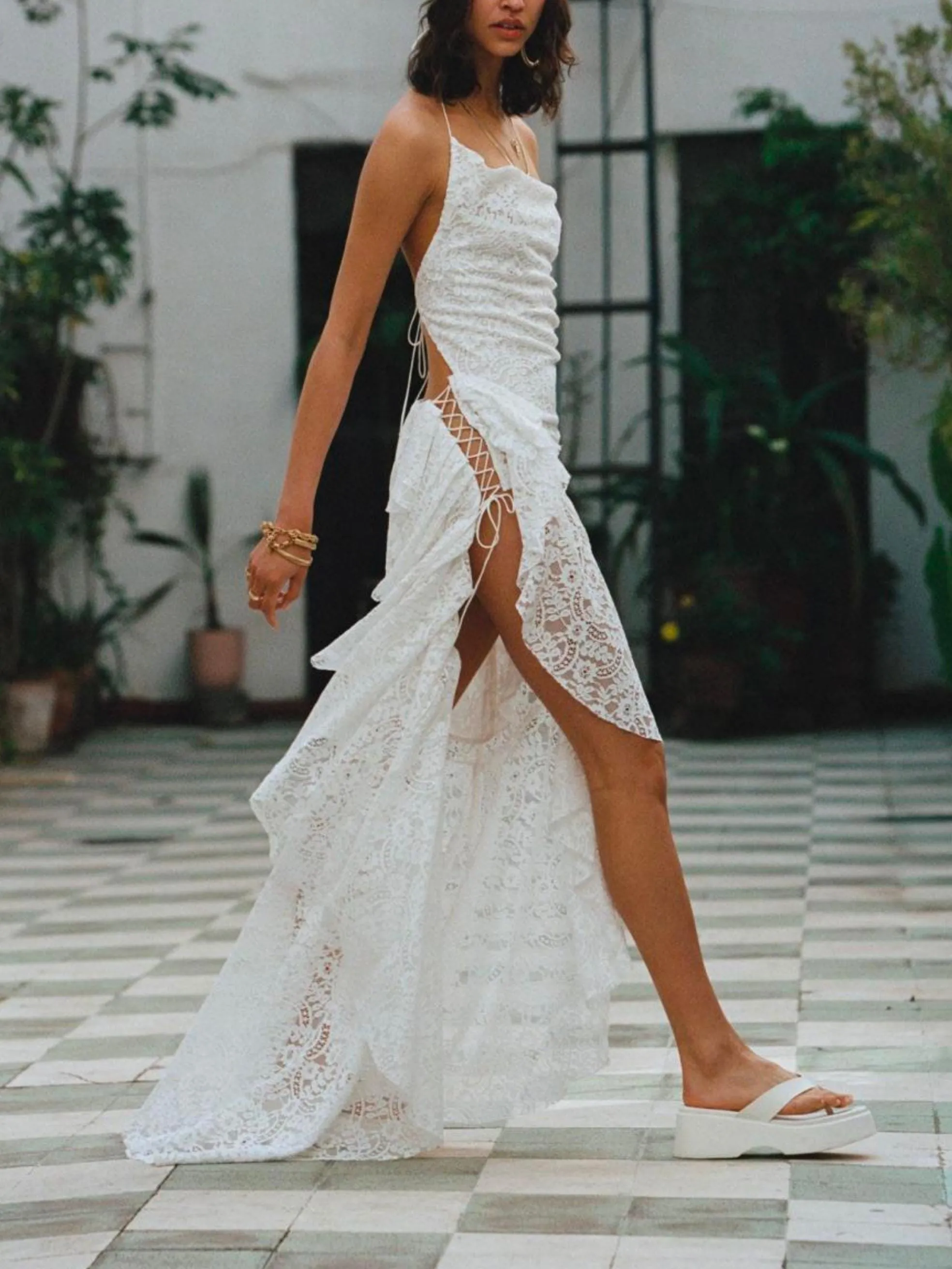 Carmela Lace Maxi Dress