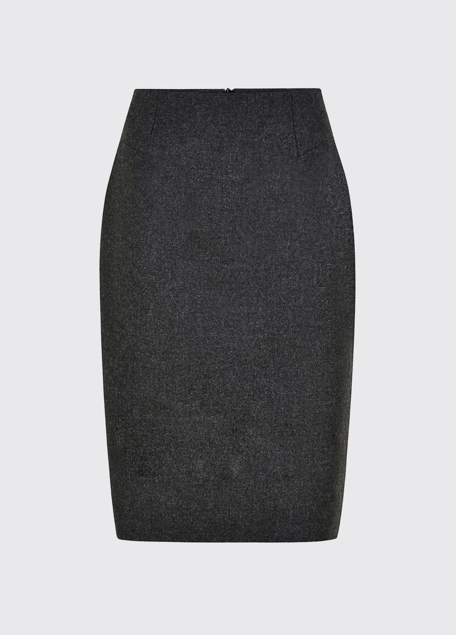 Fern Tweed Skirt - Graphite