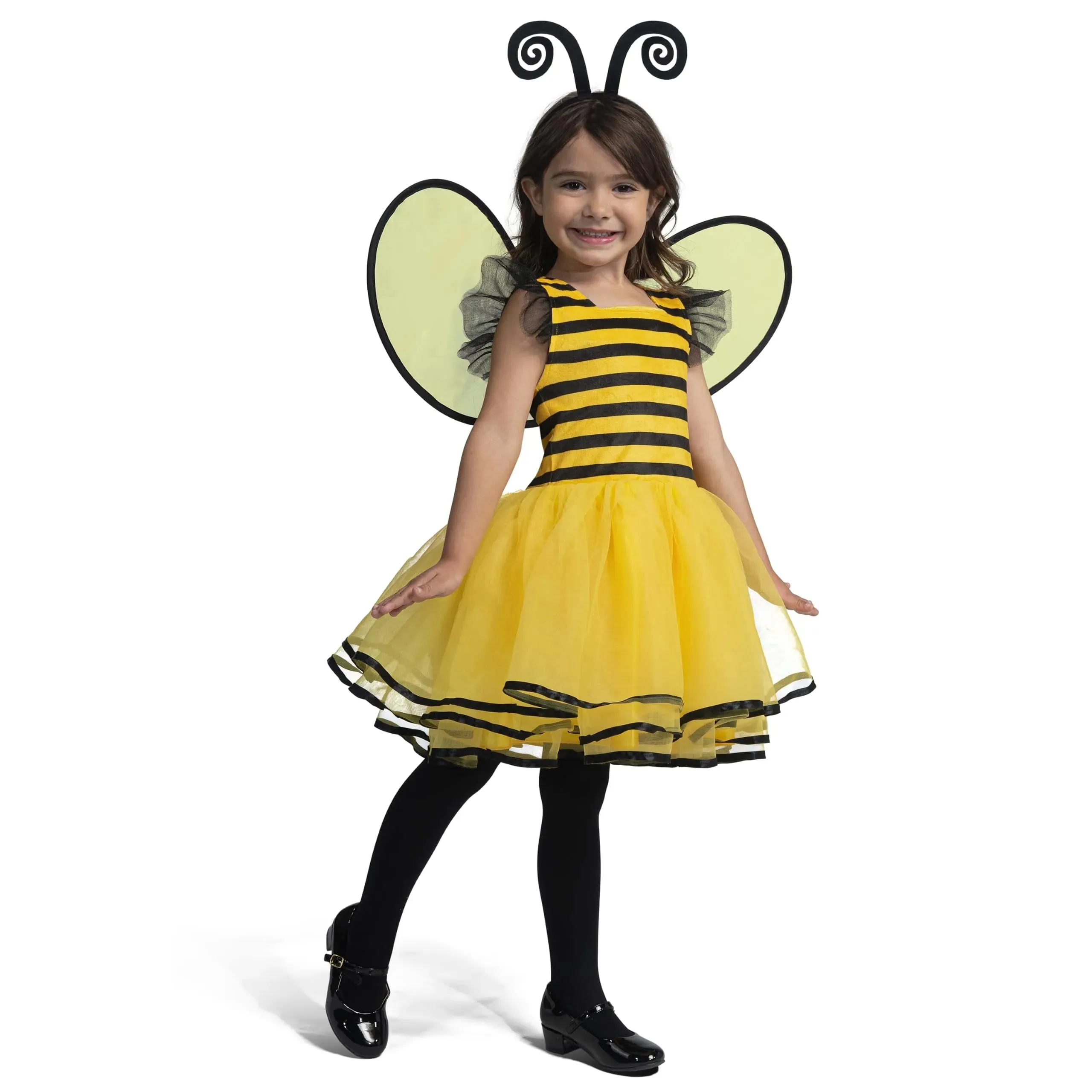 Girls Cute Awkward movement Bee Costume for Halloween Dress Up