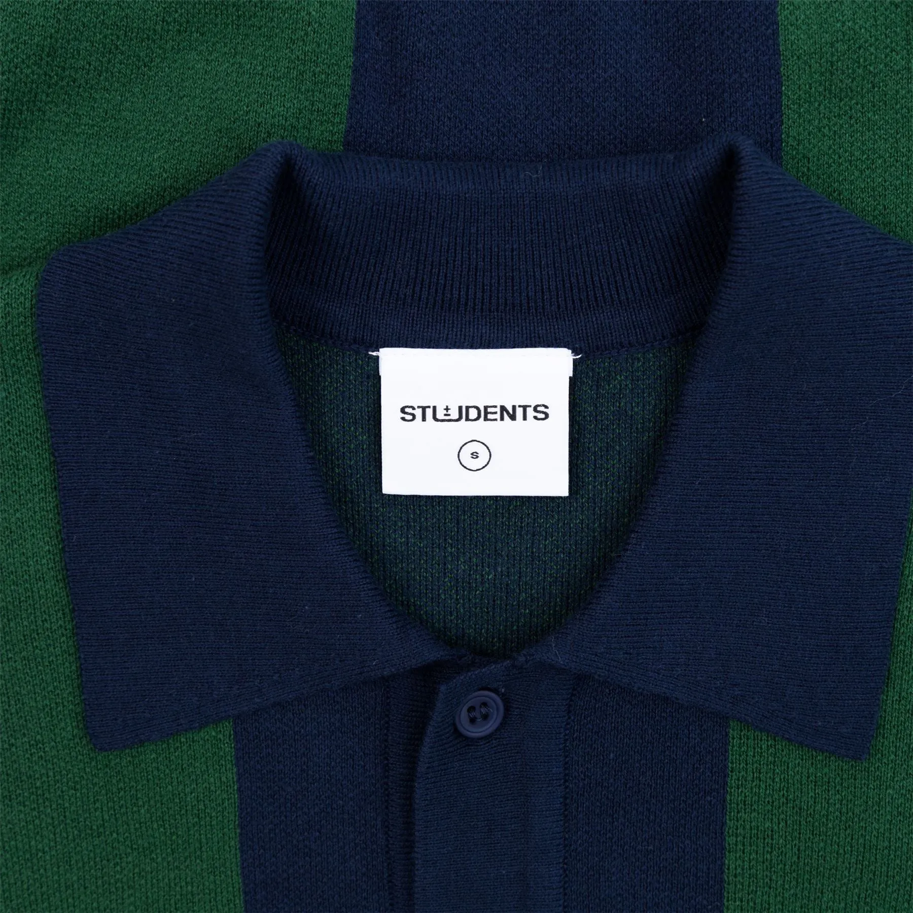 Harrison LS Polo Sweater Navy - AW24