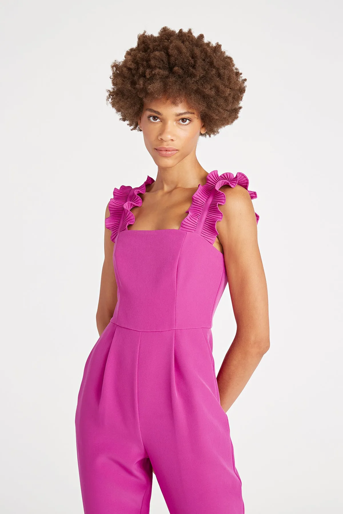 Jaylee Ruffle Strap Jumpsuit