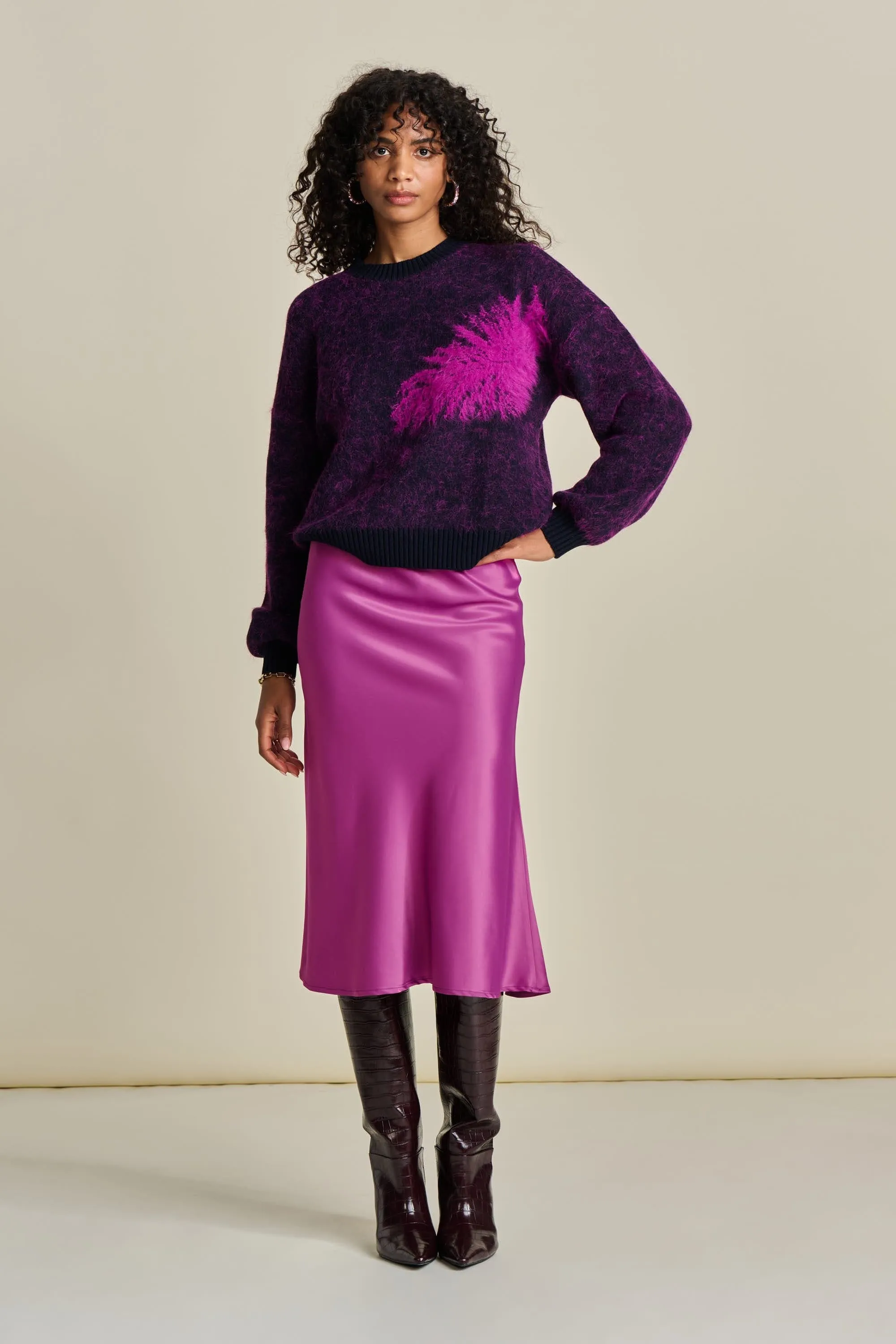 JUPE - Satin Cactus Pink