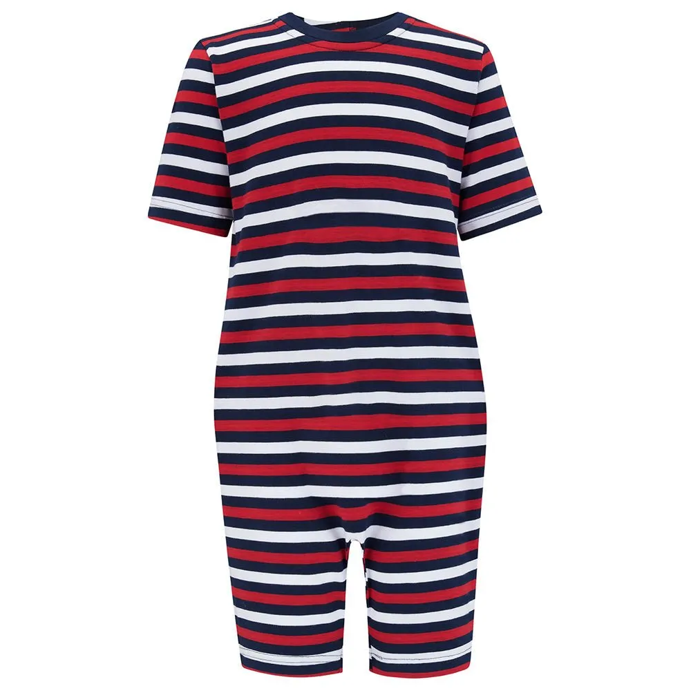 Kaycey Short Sleeved Zip Back Knee Length Jumpsuit - Child