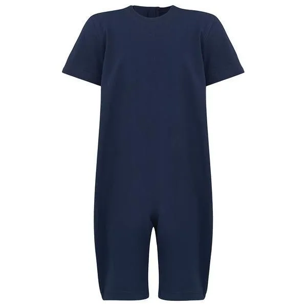 Kaycey Short Sleeved Zip Back Knee Length Jumpsuit - Child