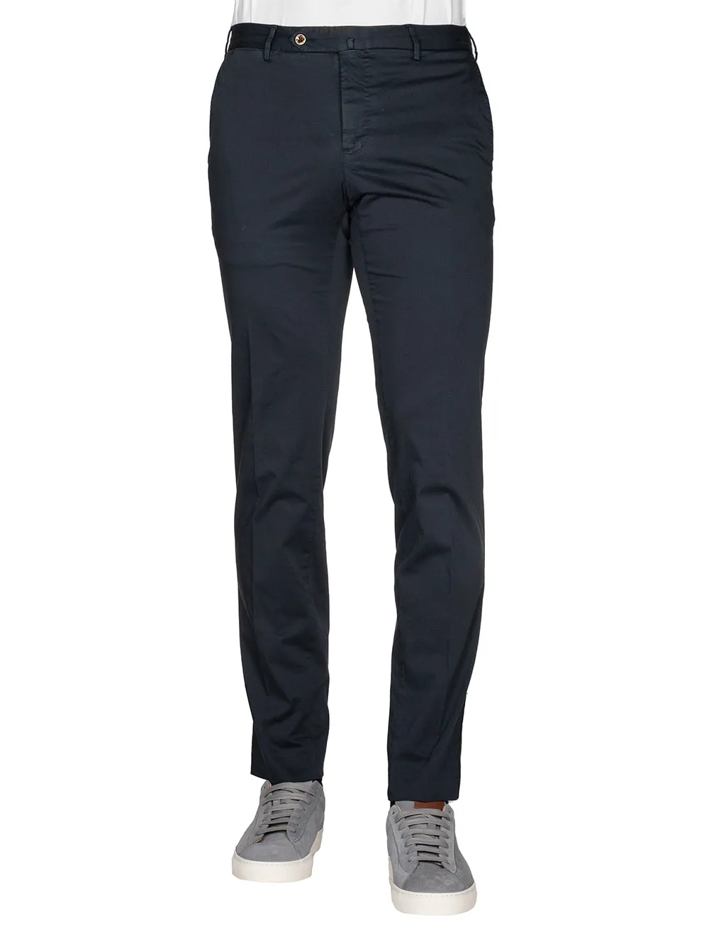 Light Stretch Gabardine Trouser Navy