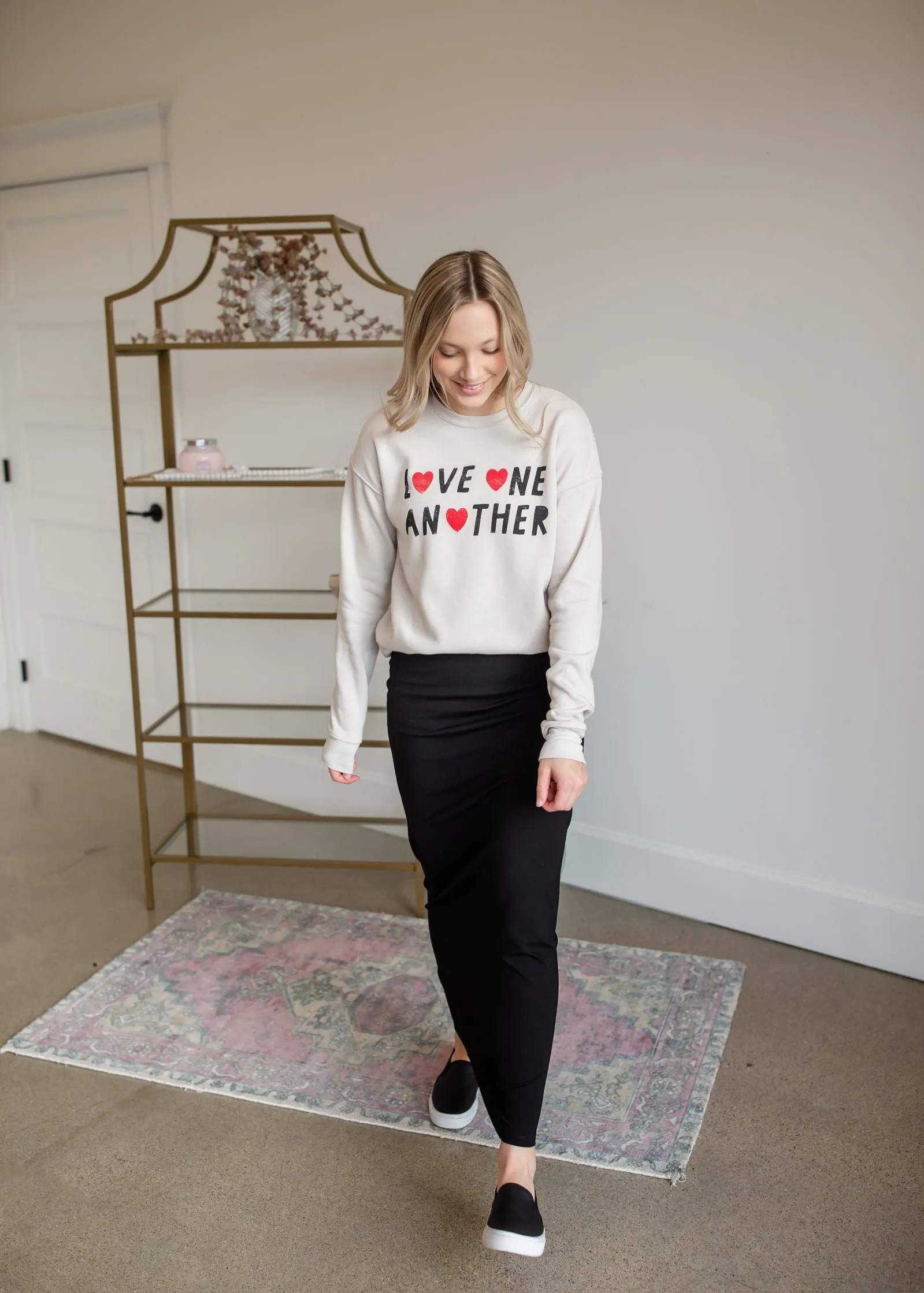 Love One Another Pullover Sweatshirt - FINAL SALE