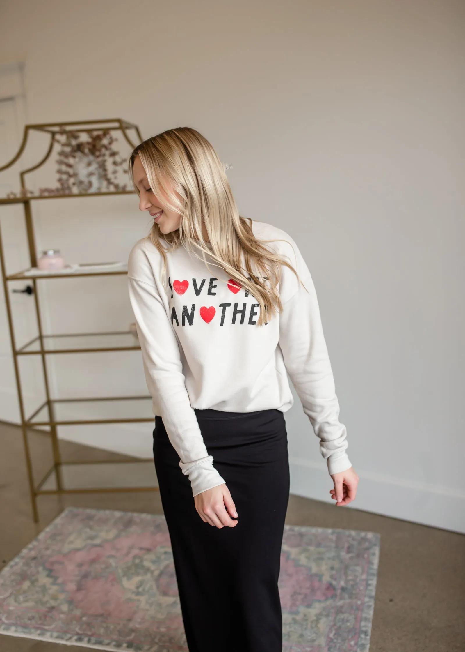 Love One Another Pullover Sweatshirt - FINAL SALE