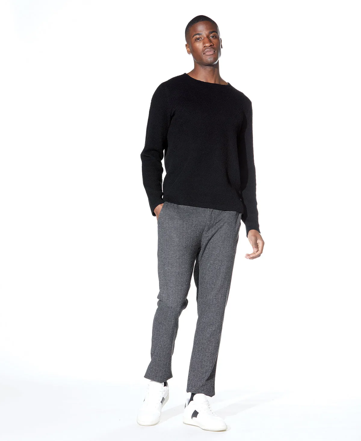 Massimo Crewneck Sweater (Black)
