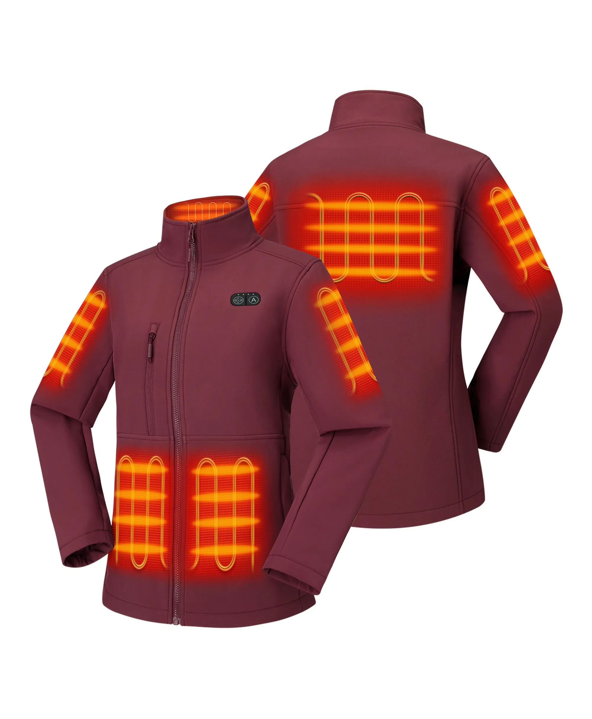 Maverick SureWarm® Women's 6-Zone Dual-Control Heated Softshell Jacket