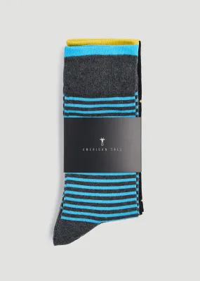 Men's Dress Socks Size 14 to 17 | Pack A (3-Pack)