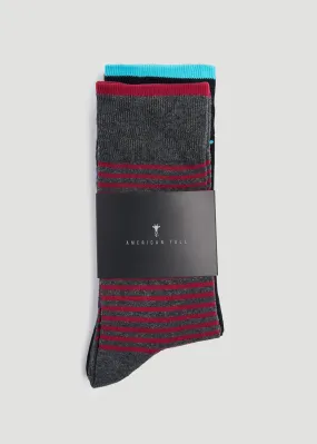 Men's Dress Socks Size 14 to 17 | Pack B (3-Pack)