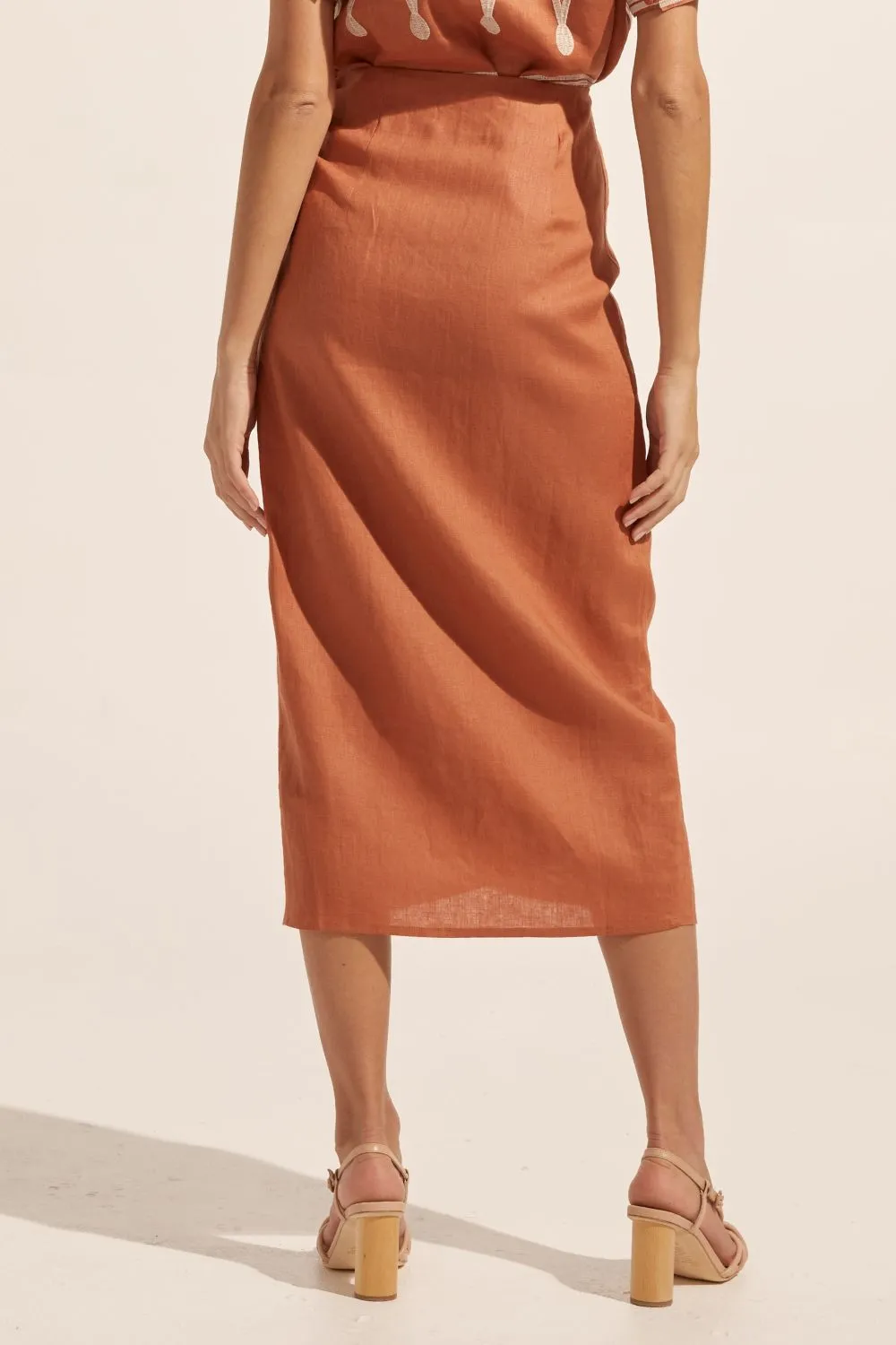 Overflow Skirt in Ginger