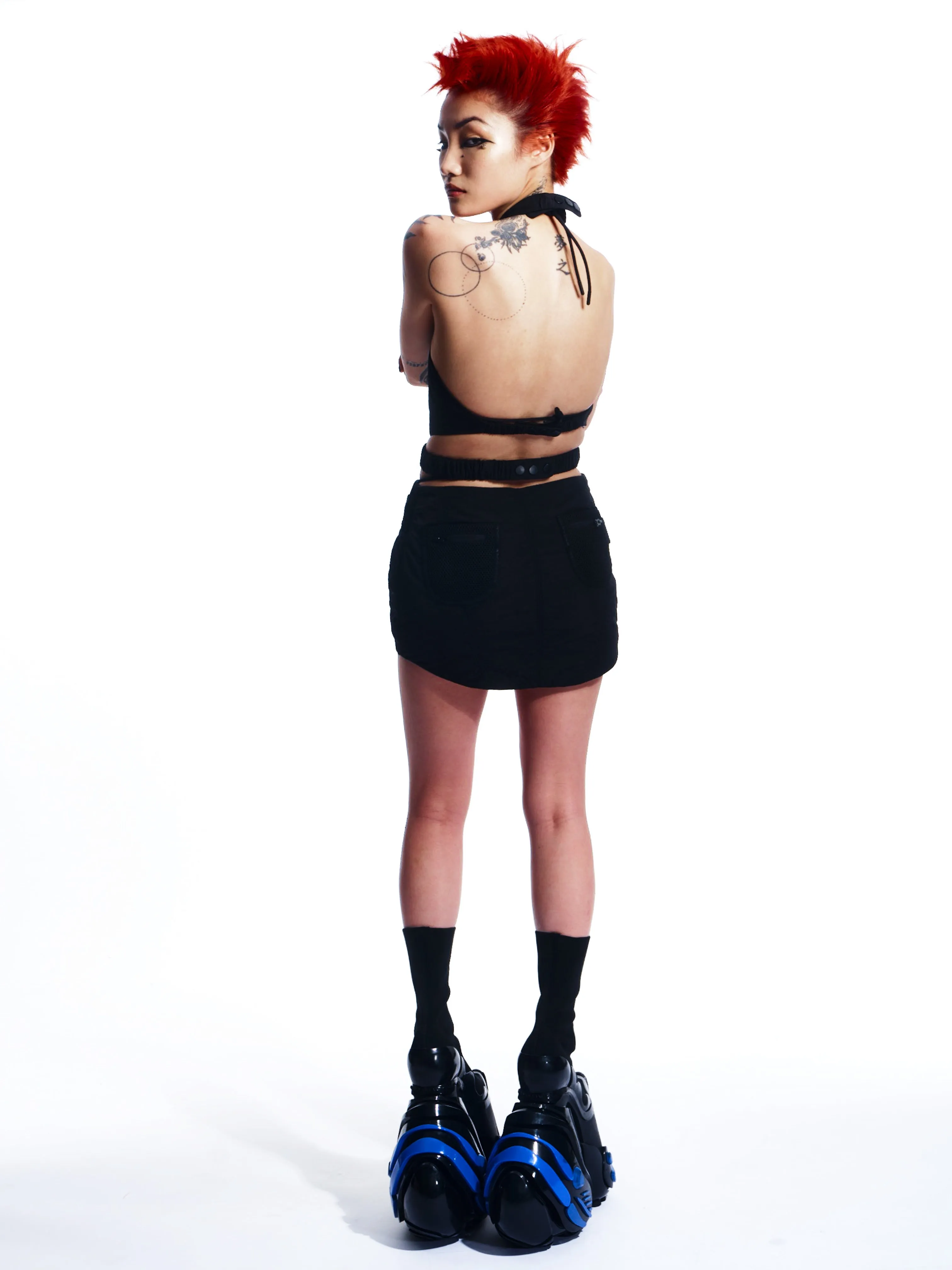 PADDED SPORT MINI SKIRT