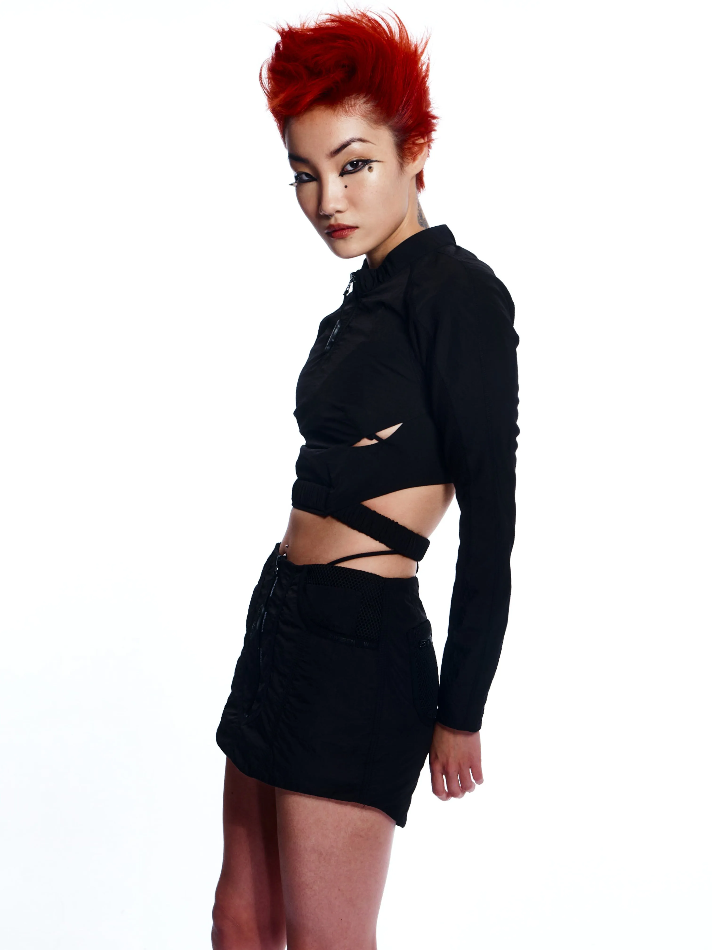 PADDED SPORT MINI SKIRT