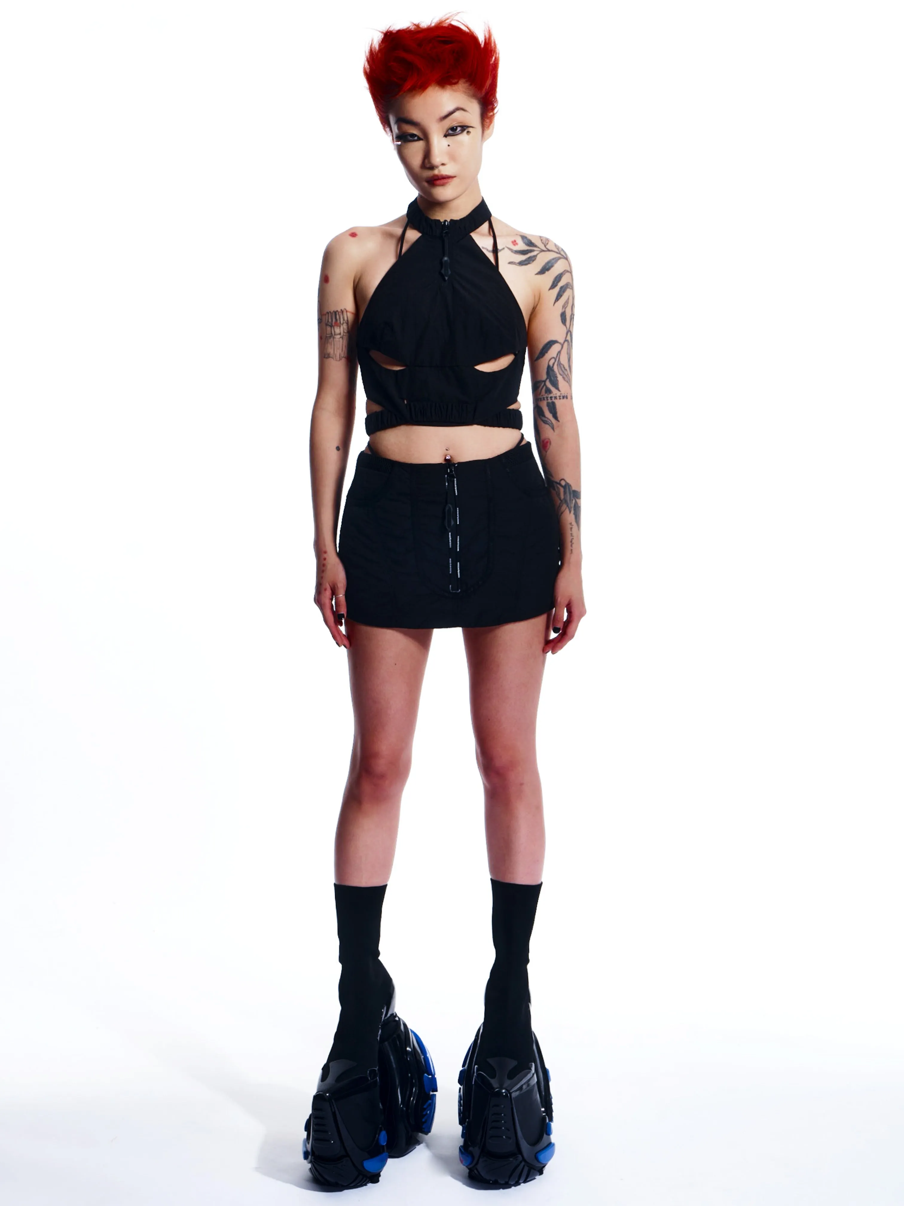 PADDED SPORT MINI SKIRT