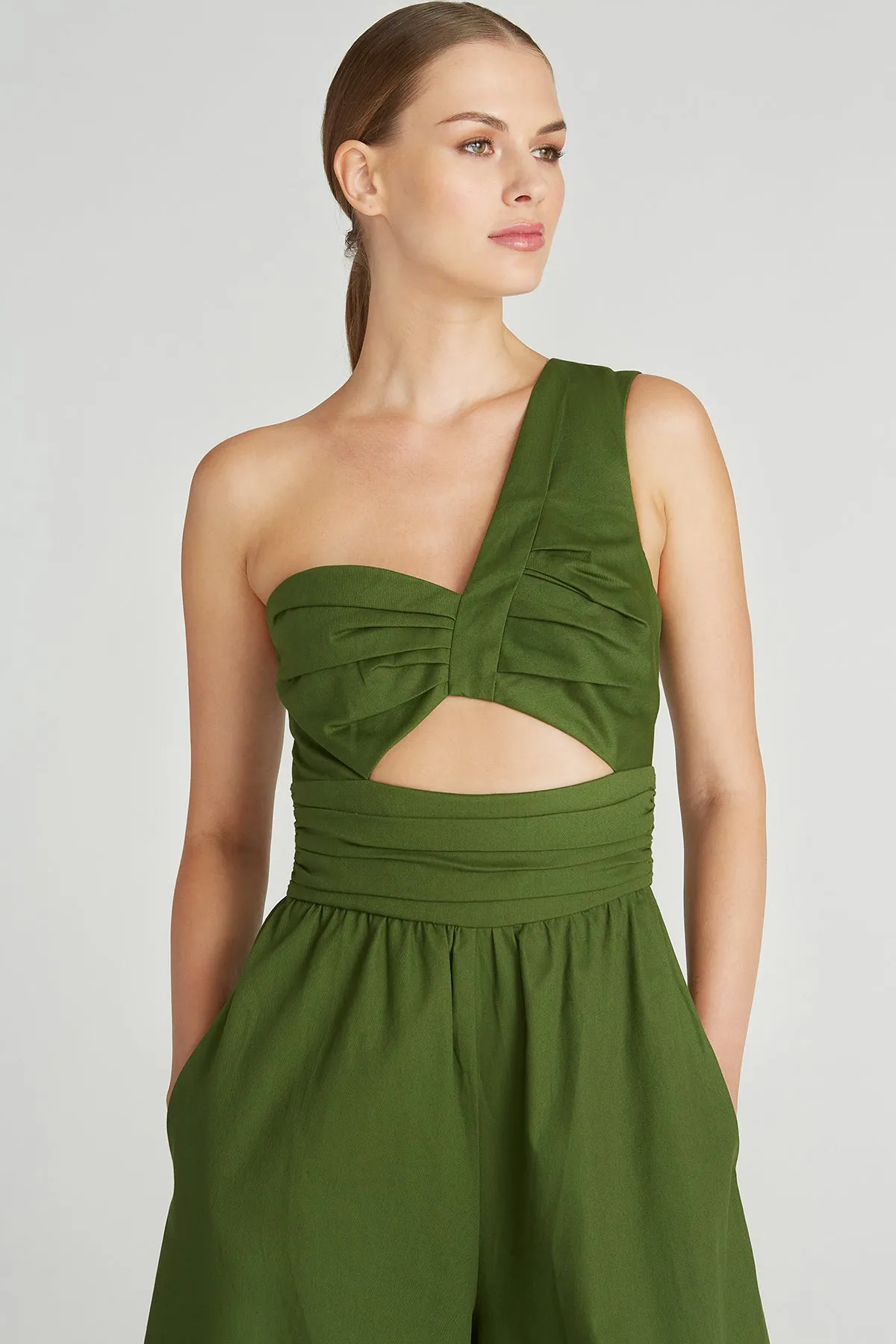Parris One Shoulder Jumpsuit