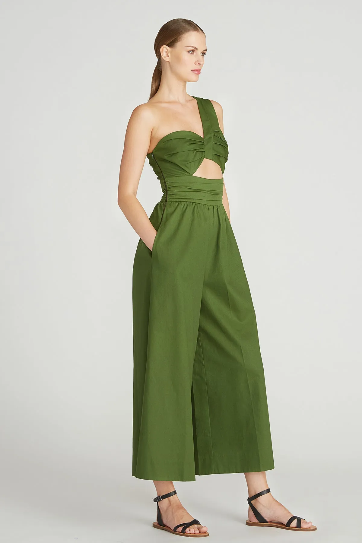 Parris One Shoulder Jumpsuit