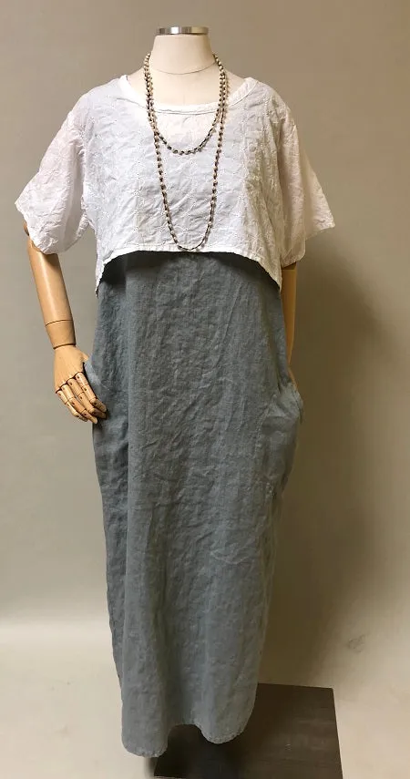 Pencil Tank Dress Linen