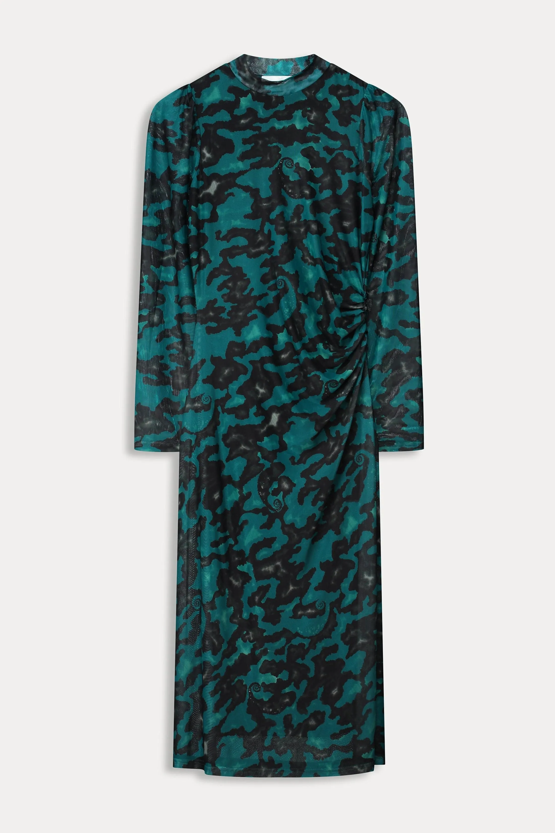 ROBE - Camo Teal Green Mesh