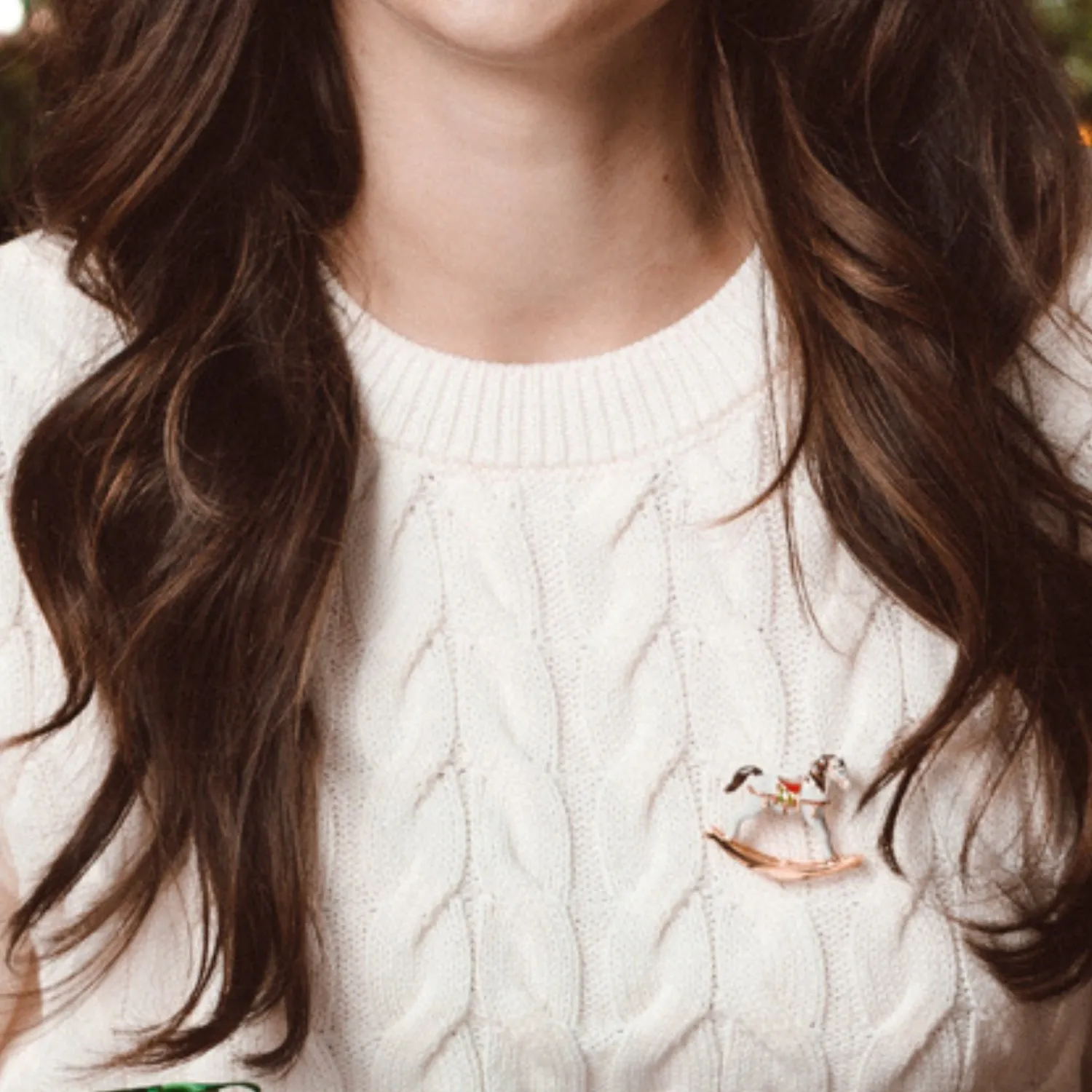 Rocking Horse Brooch