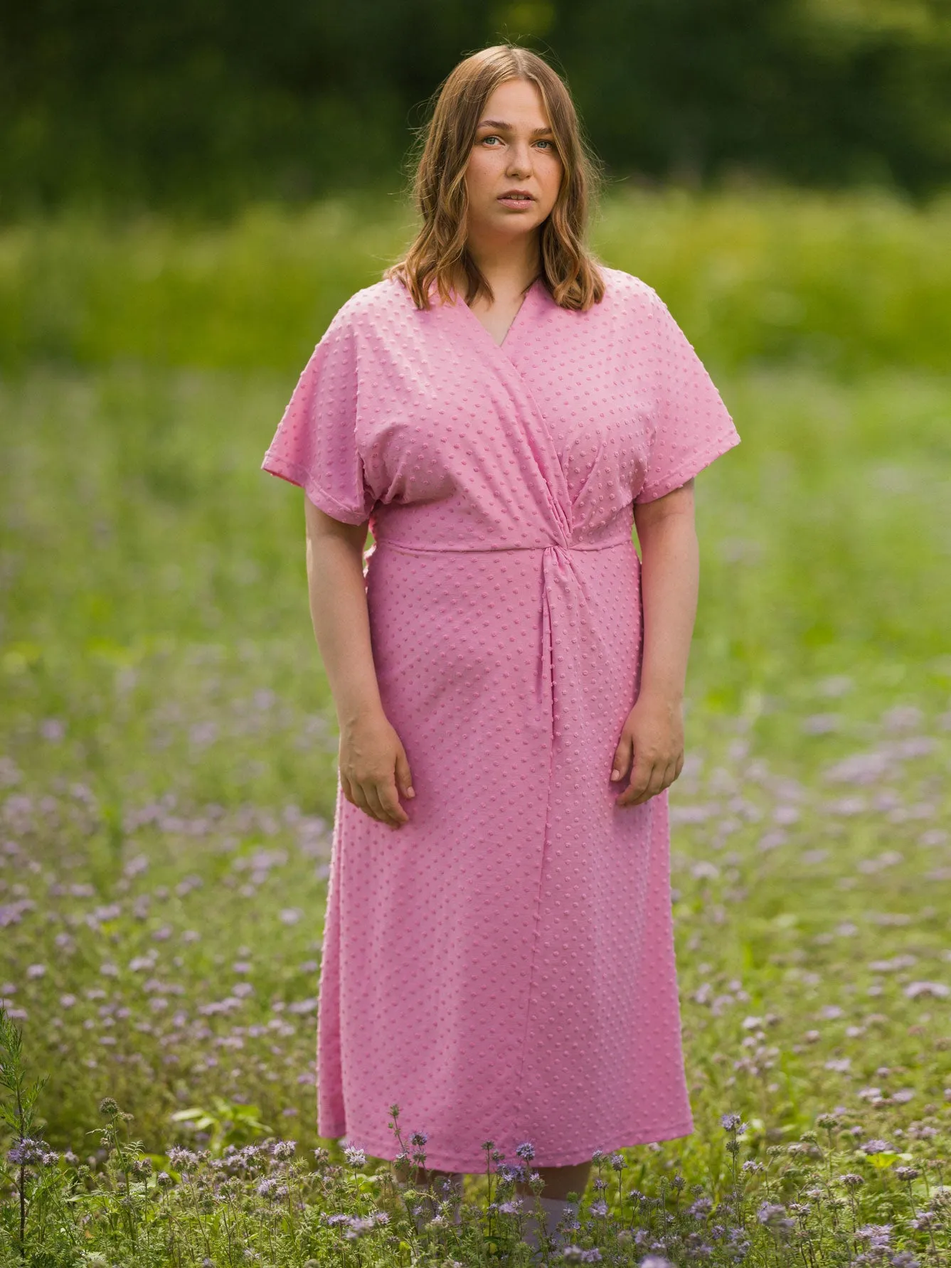 Salome Dress Pink Dot