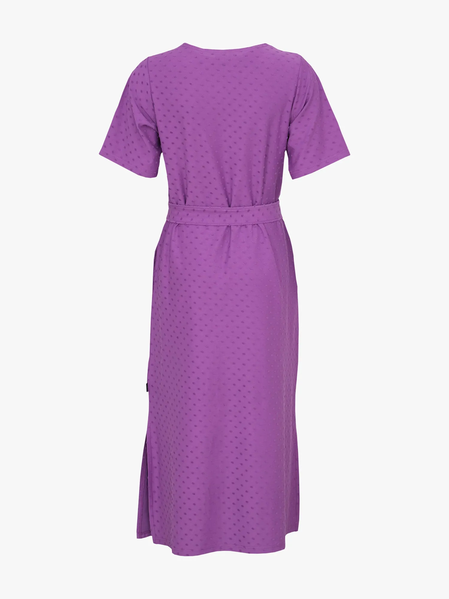 Sam Dress Purple Dot