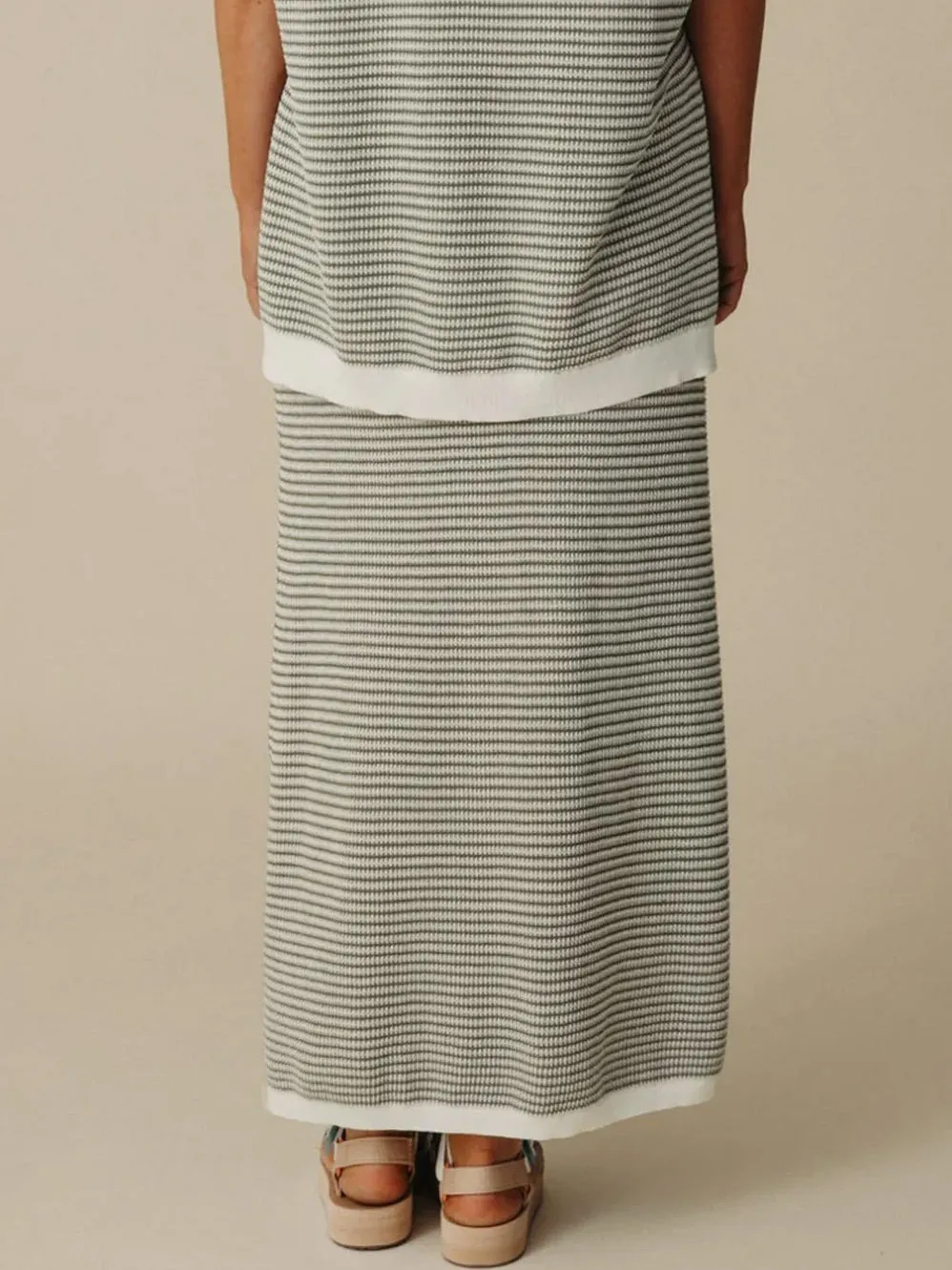 TALAMAYA LATTICE KNIT SKIRT