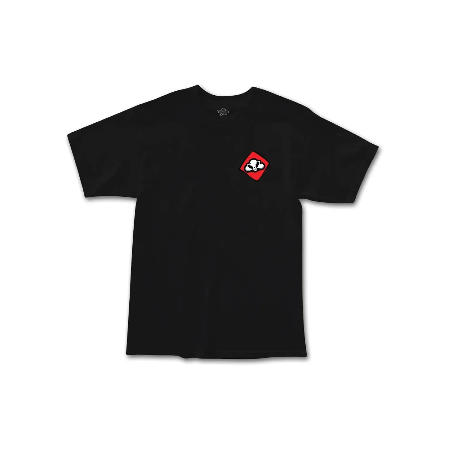 THANK YOU SKATEBOARDS X RONNIE CREAGER TURNTABLE T SHIRT BLACK
