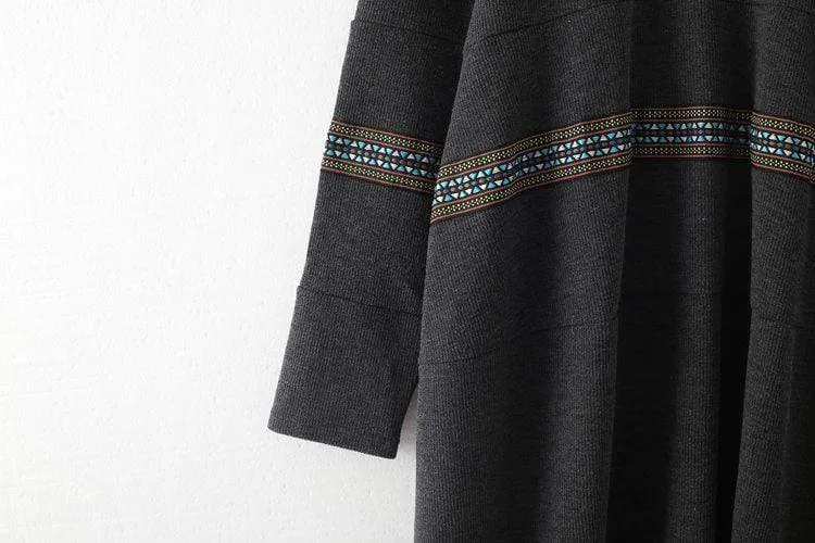 Turtleneck Maxi Sweater Dress
