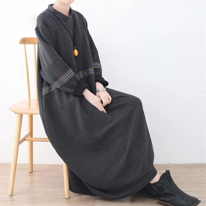 Turtleneck Maxi Sweater Dress