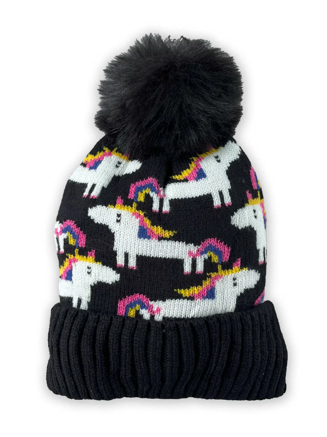Unicorn Vibes Winter Knitted Cap