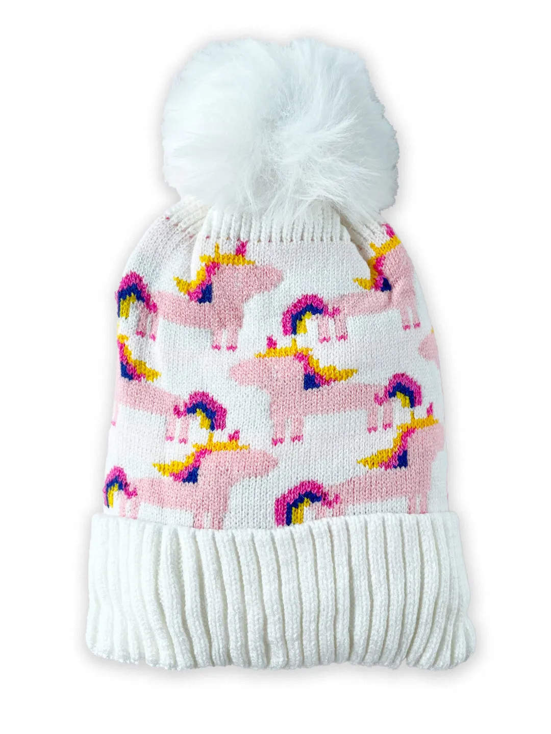 Unicorn Vibes Winter Knitted Cap
