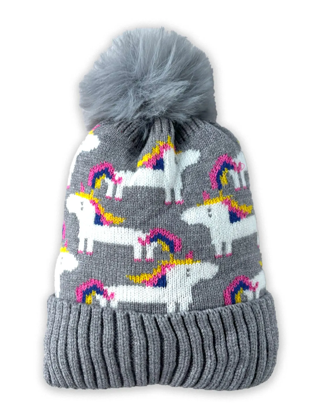 Unicorn Vibes Winter Knitted Cap