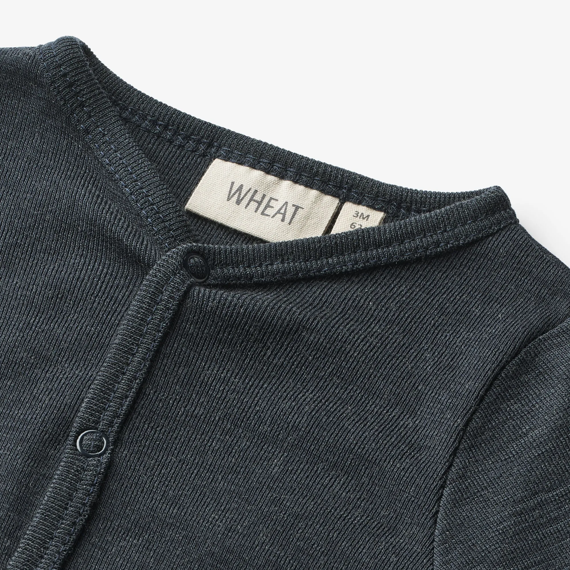 Wool Jumpsuit L/S Dusty - navy